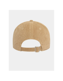 Casquette 9forty velours cord beige taupe femme - New Era