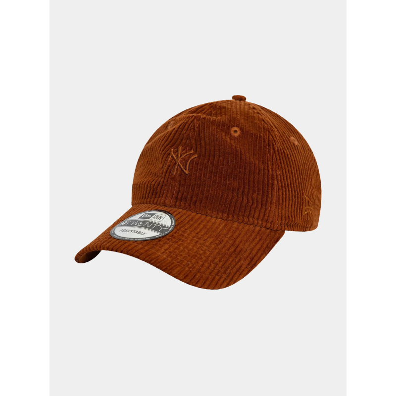 Casquette 9twenty velours cord marron - New Era