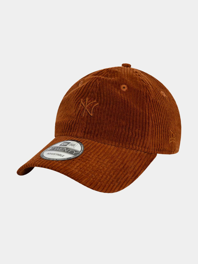 Casquette 9twenty velours cord marron - New Era