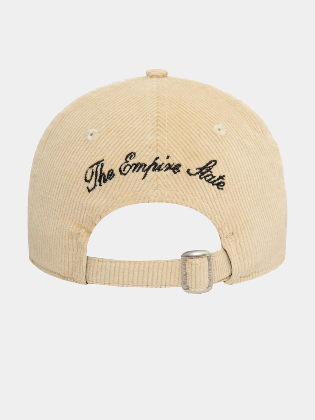 Casquette 9twenty velours cord beige - New Era