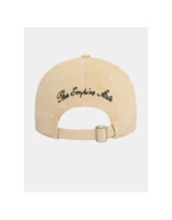 Casquette 9twenty velours cord beige - New Era