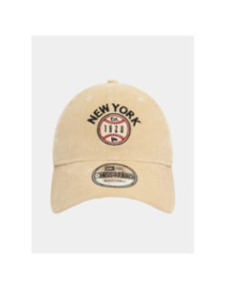 Casquette 9twenty velours cord beige - New Era