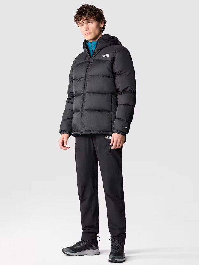 Doudoune à capuche en duvet diablo noir homme - The North Face