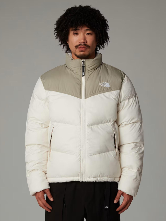 Doudoune blanche the north face best sale