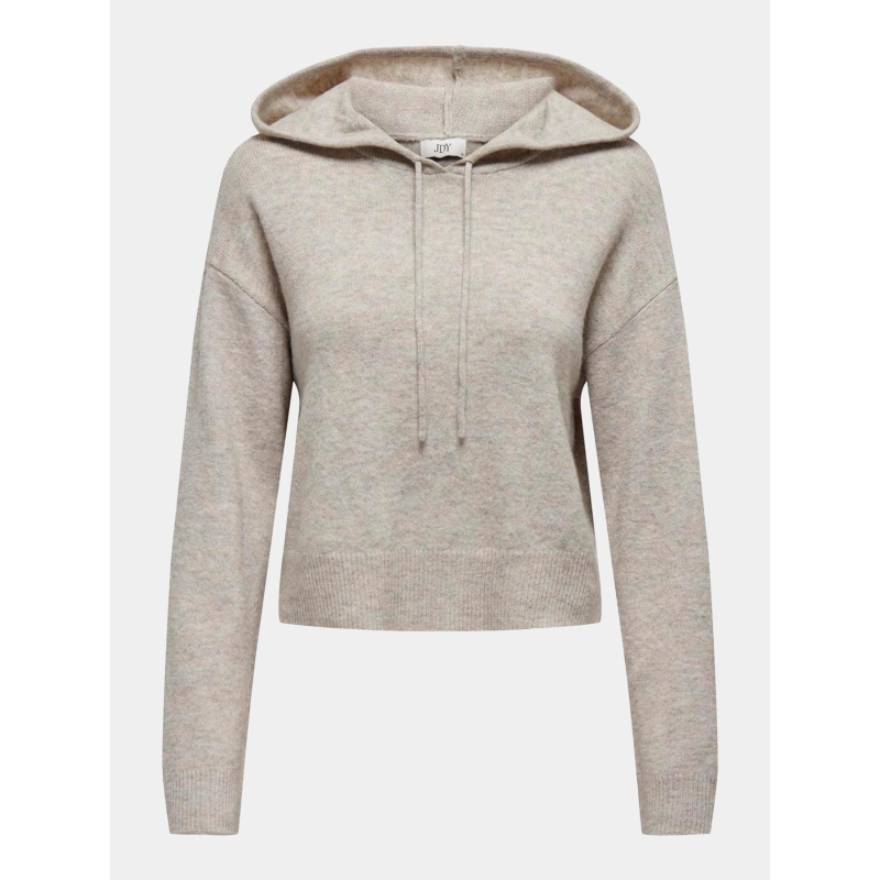 Pull sweat à capuche rue life beige femme - JDY