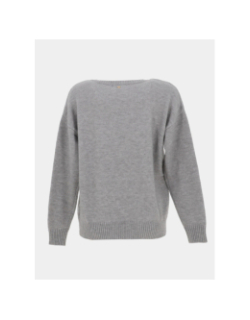 Pull adonis cœur gris femme - Deeluxe