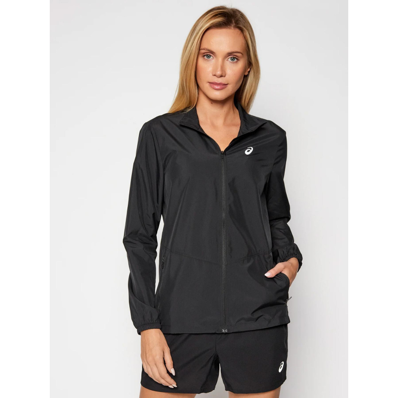 Veste de running zippée core jacket noir femme - Asics