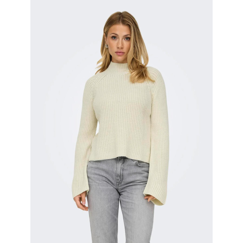 Pull justy tine blanc écru femme - JDY