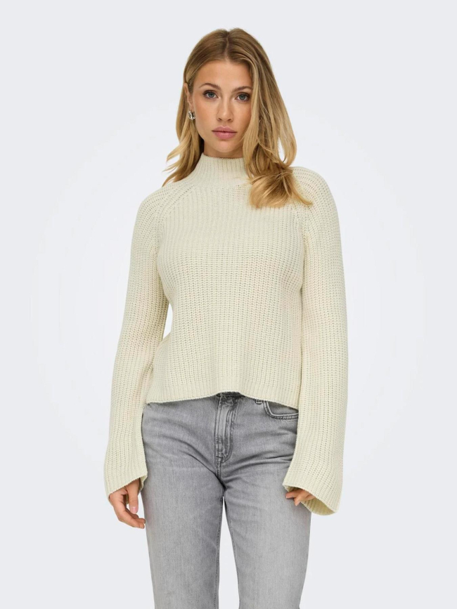 Pull justy tine blanc écru femme - JDY