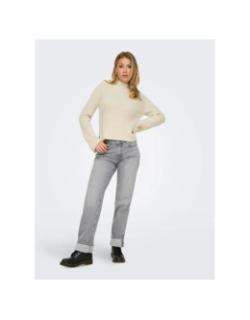 Pull justy tine blanc écru femme - JDY