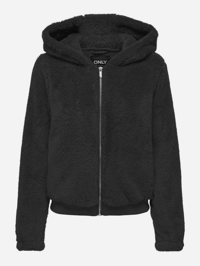 Veste polaire sherpa new anna noir femme - Only