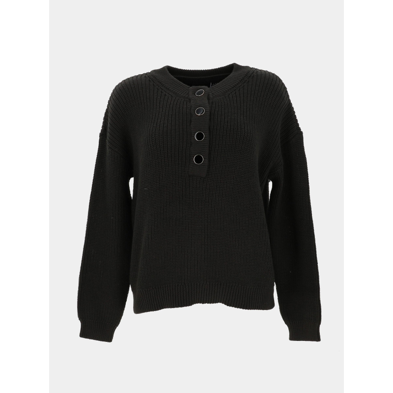 Pull col boutonné juliet gris femme - Vero Moda