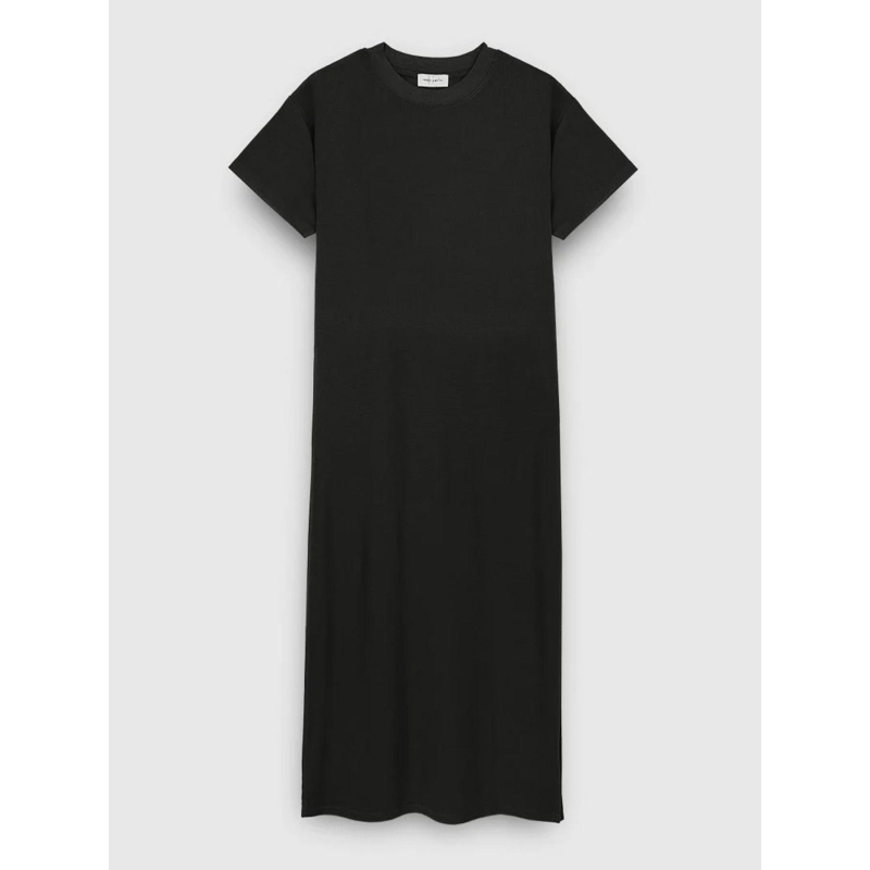 Robe longue fendue deva noir femme - Teddy Smith