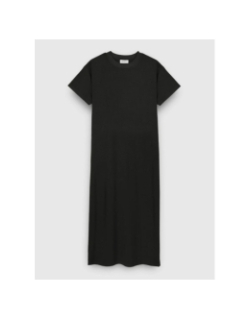 Robe longue fendue deva noir femme - Teddy Smith