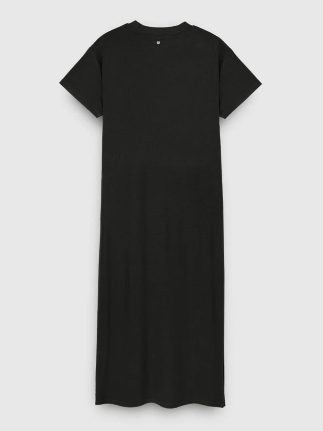 Robe longue fendue deva noir femme - Teddy Smith