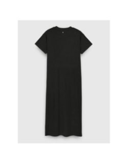 Robe longue fendue deva noir femme - Teddy Smith