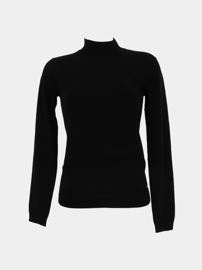 Pull col montant p-connie noir femme - Teddy Smith