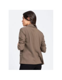 Veste blazer dorep marron femme - Sun Valley