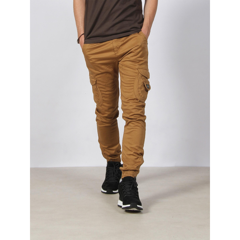 Pantalon garden marron homme - Deeluxe