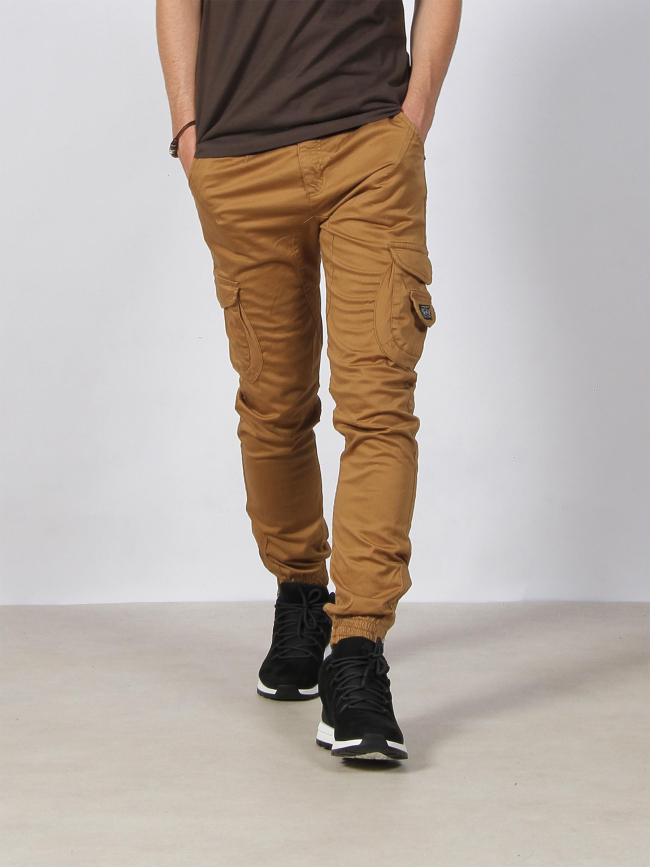 Pantalon garden marron homme - Deeluxe