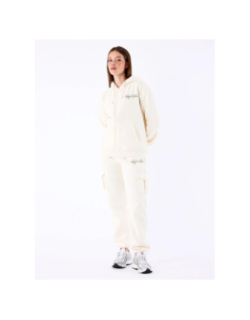 Jogging double ceinture logo beige femme - Project X Paris