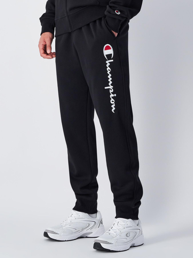 Pantalon de jogging rib cuff logo noir homme - Champion