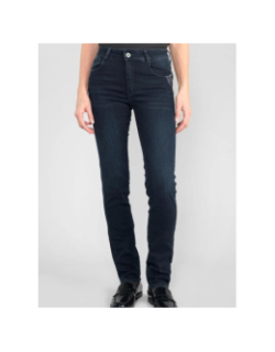 Jean regular pulp taille haute bleu femme - Le Temps Des Cerises