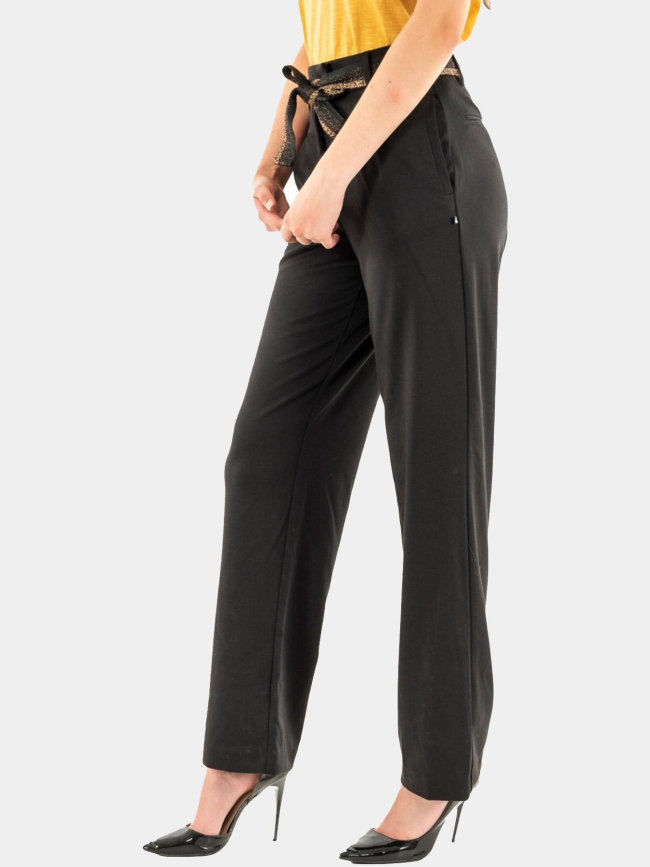 Pantalon igor noir femme - Le Temps Des Cerises