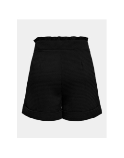 Short onlrosemary frill waffle noir femme - Only