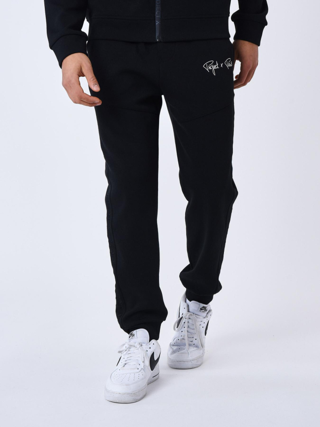 Jogging bande logo signature noir homme - Project X Paris