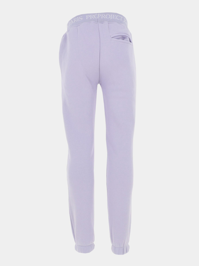 Pantalon jogging logo bande violet homme - Project X Paris