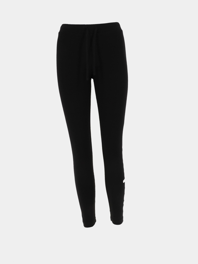 Leggings 3/4 logo vertical noir femme - Champion