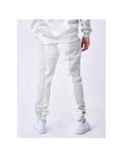 Jogging logo brodé bicolore blanc et gris homme - Project X Paris