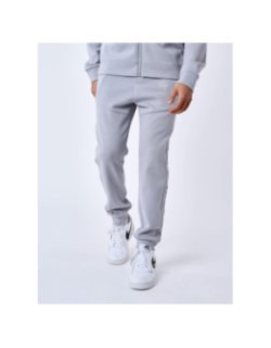 Jogging bande logo signature beige gris homme - Project X Paris