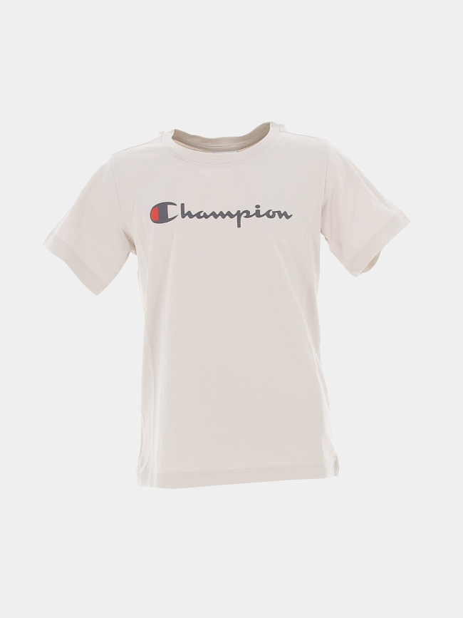 T-shirt crewneck gris enfant - Champion