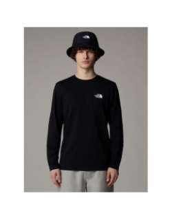 T-shirt à manches longues dome tee noir homme - The North Face