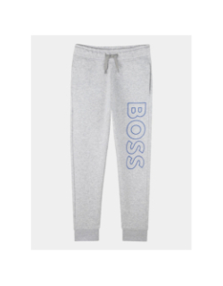 Pantalon de jogging logo vertical gris ado - Boss