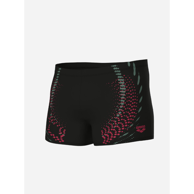 Boxer de bain graphic short noir homme - Arena