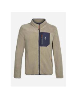 Veste polaire sherpa sikou kaki homme - Aulp