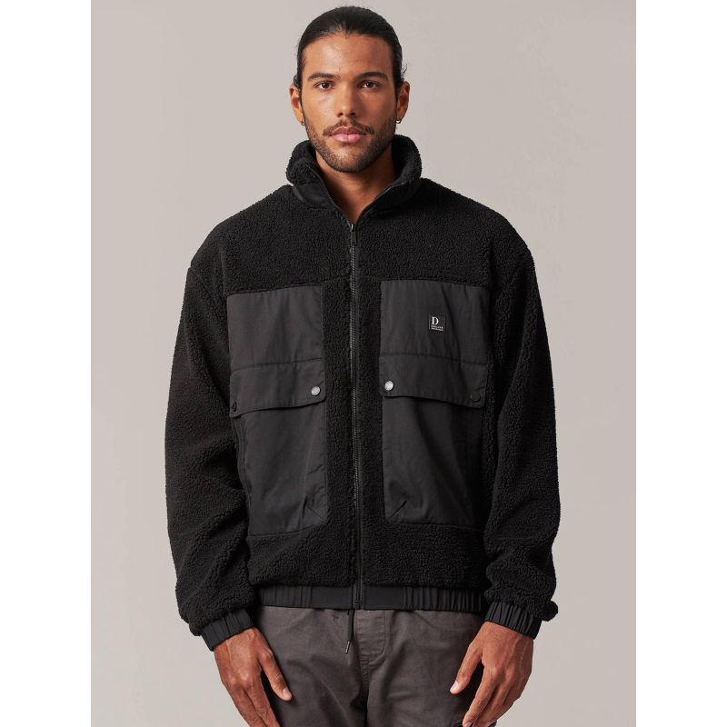 Veste sherpa cosmo noir homme - Deeluxe