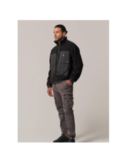 Veste sherpa cosmo noir homme - Deeluxe