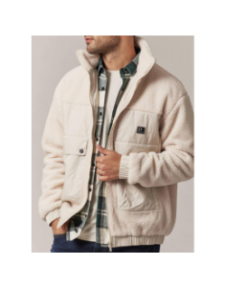 Veste sherpa cosmo blanc homme - Deeluxe