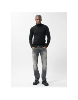 Pull col roulé marick noir homme - Teddy Smith