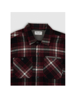 Chemise à carreaux c-turner rouge homme - Teddy Smith