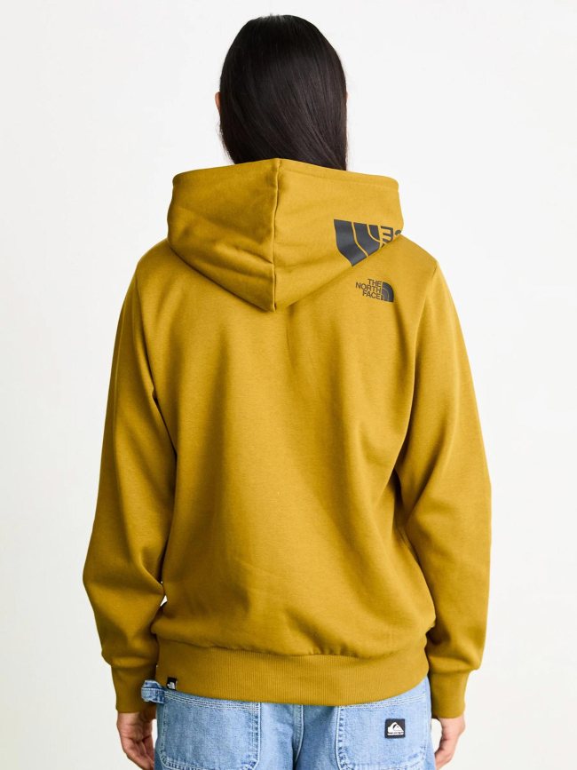 Sweat à capuche hood logo kaki homme - The North Face