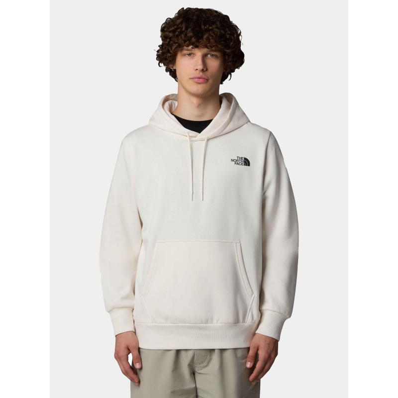 Sweat à capuche logo beige homme - The North Face