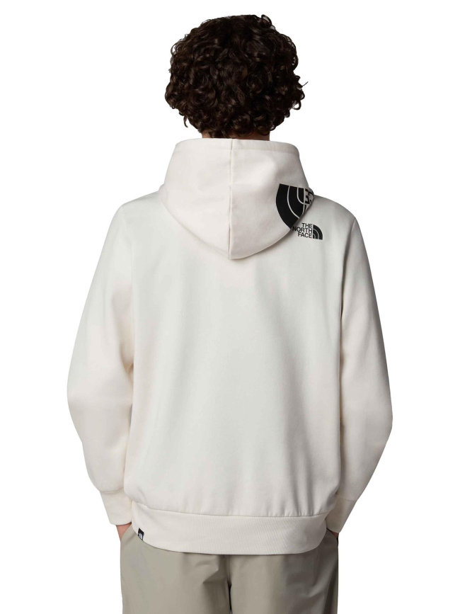 Sweat à capuche logo beige homme - The North Face