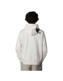 Sweat à capuche logo beige homme - The North Face