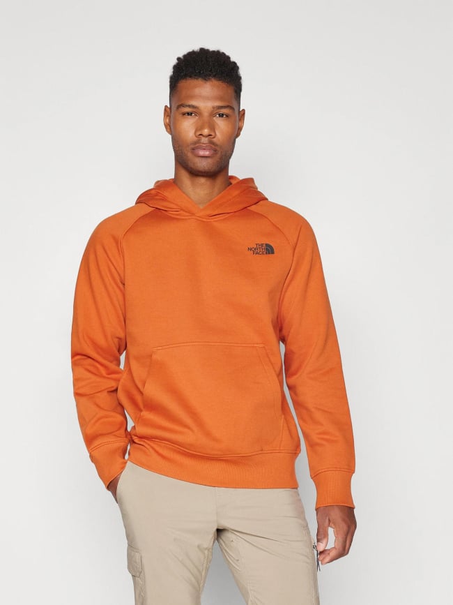 Sweat à capuche raglan redbox orange homme - The North Face