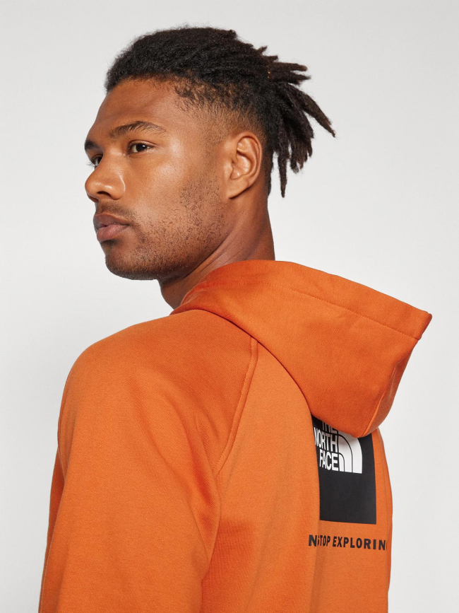 Sweat à capuche raglan redbox orange homme - The North Face